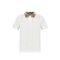 Burberry White Polo Shirts Men