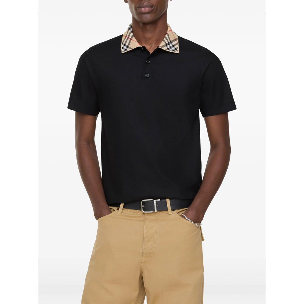Burberry Black Polo Shirts Men