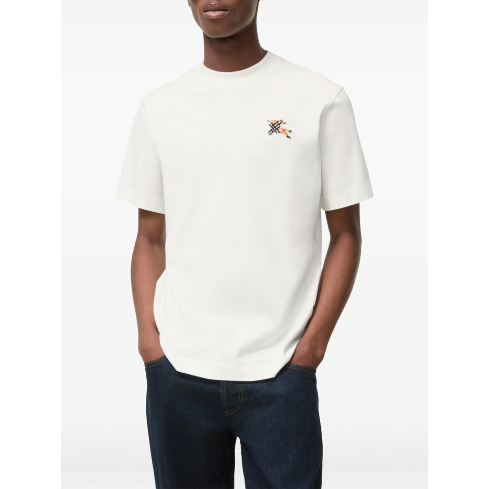 Burberry White T-Shirts & Vests - T-Shirts Men