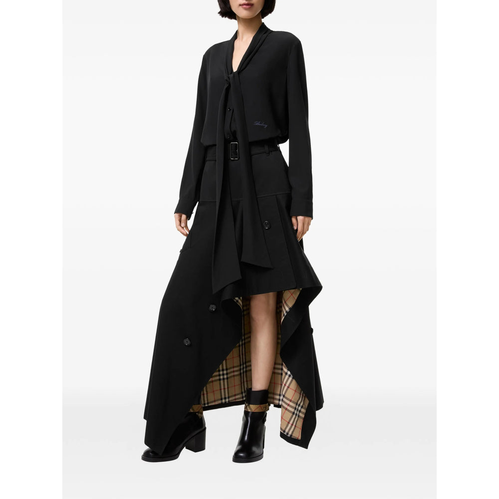 Burberry Black Skirts - Asymmetric & Draped Skirts Women