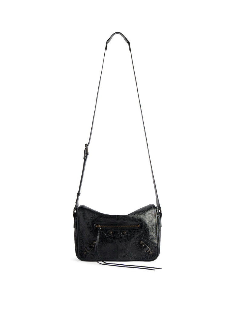 Balenciaga Men Le City Small Flap Messenger Bag