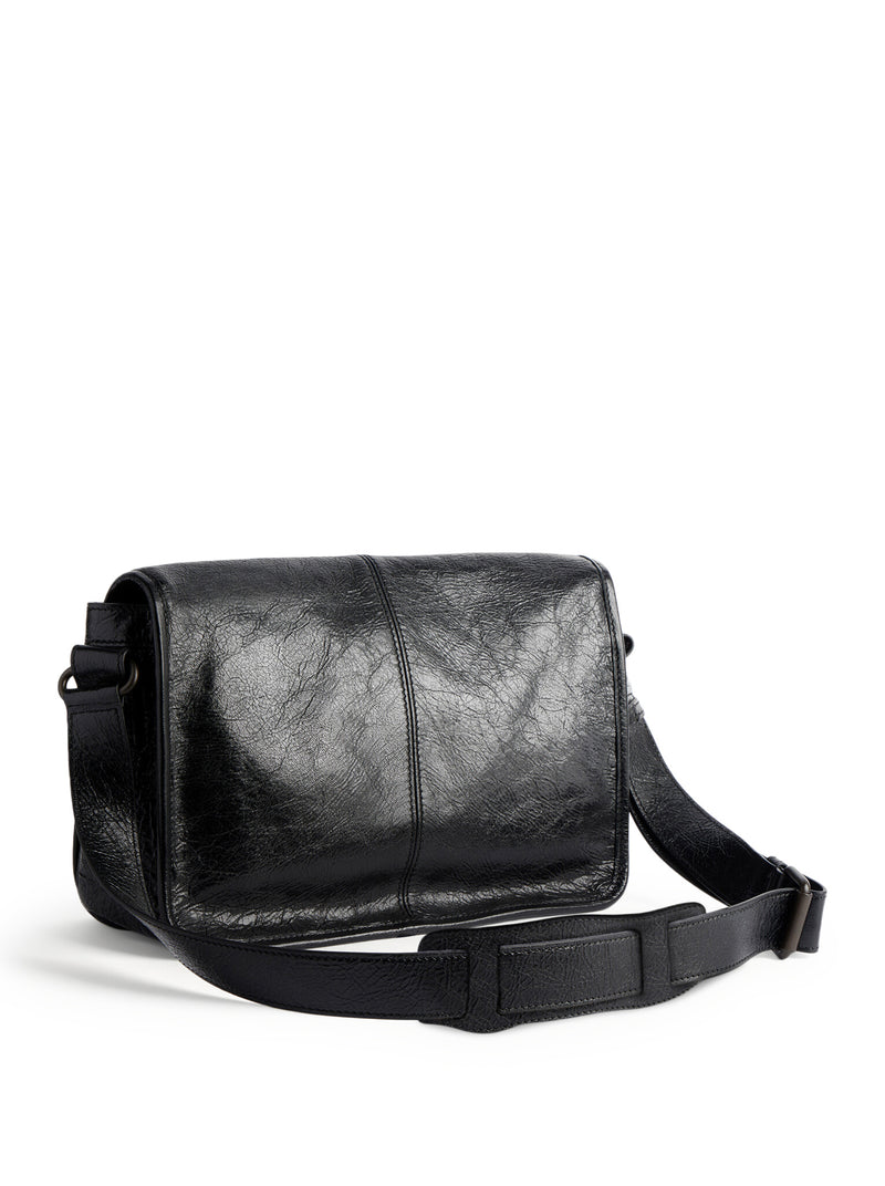 Balenciaga Men Le City Small Flap Messenger Bag