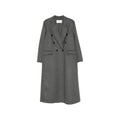 Victoria Beckham Grey Coats - Double Breasted & Peacoats Women