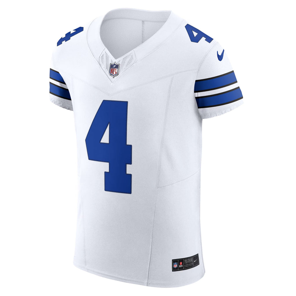 Dallas Cowboys Dak Prescott White Vapor F.U.S.E. Elite Jersey