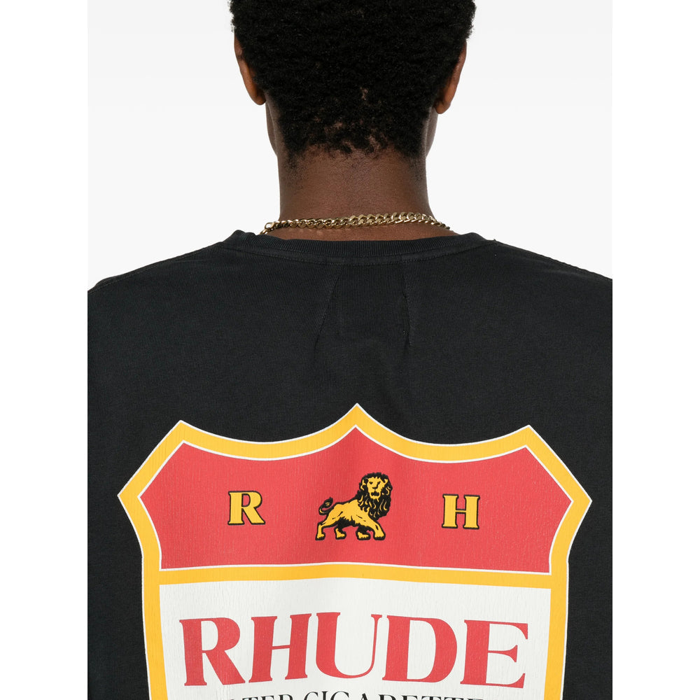 Rhude Black T-Shirts & Vests - T-Shirts Men