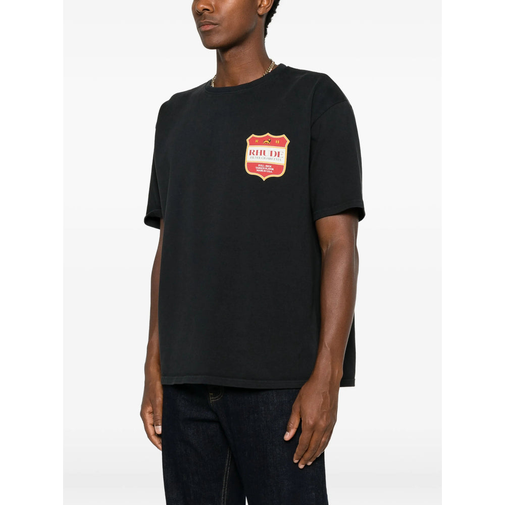 Rhude Black T-Shirts & Vests - T-Shirts Men