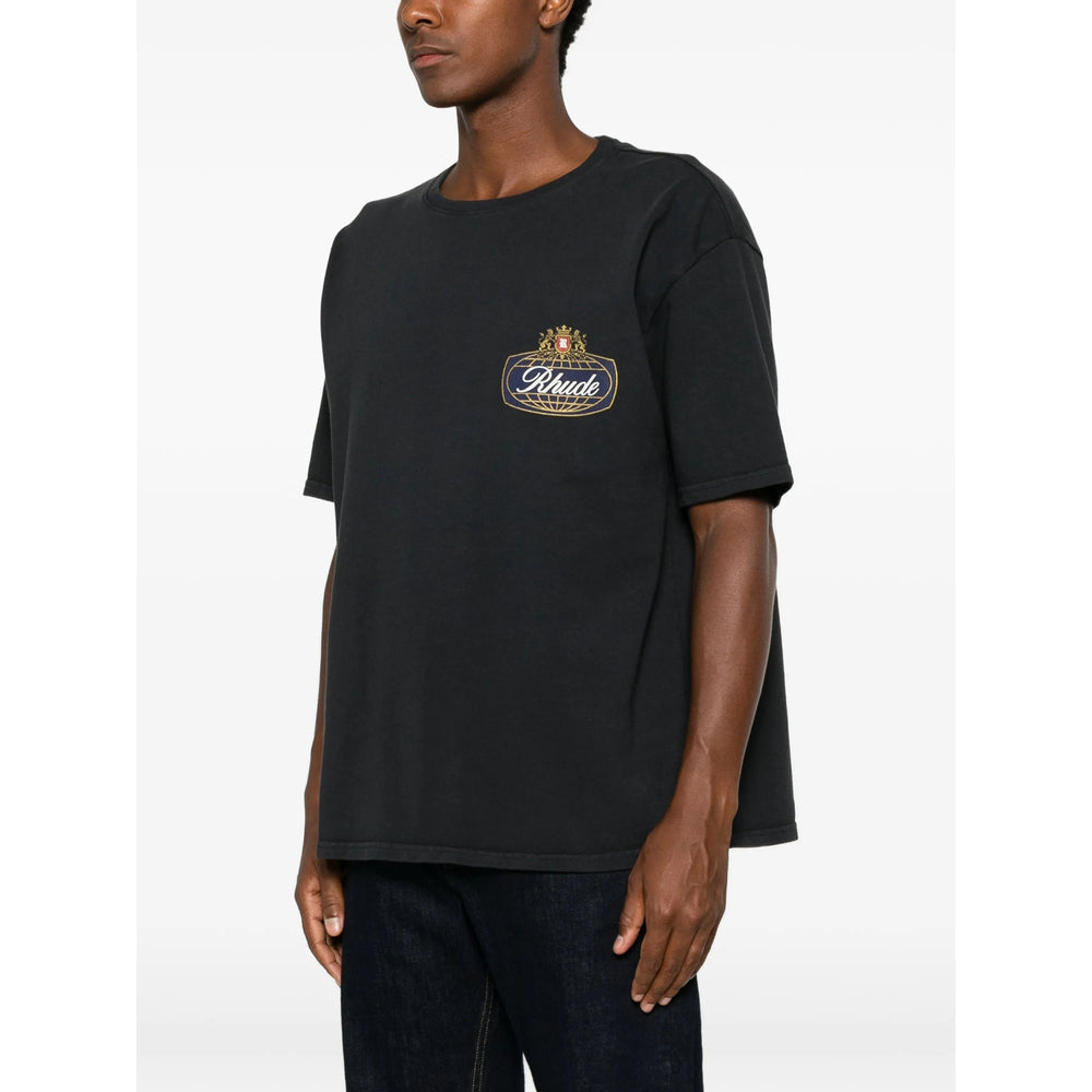 Rhude Black T-Shirts & Vests - T-Shirts Men