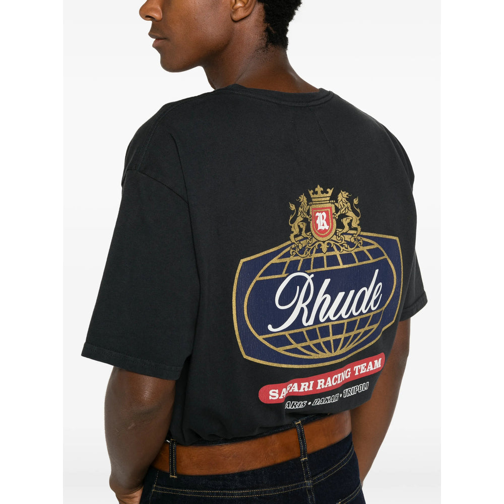 Rhude Black T-Shirts & Vests - T-Shirts Men