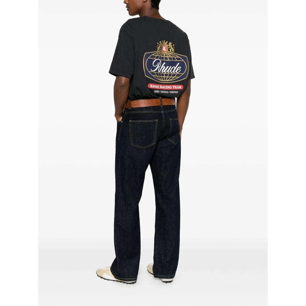 Rhude Black T-Shirts & Vests - T-Shirts Men