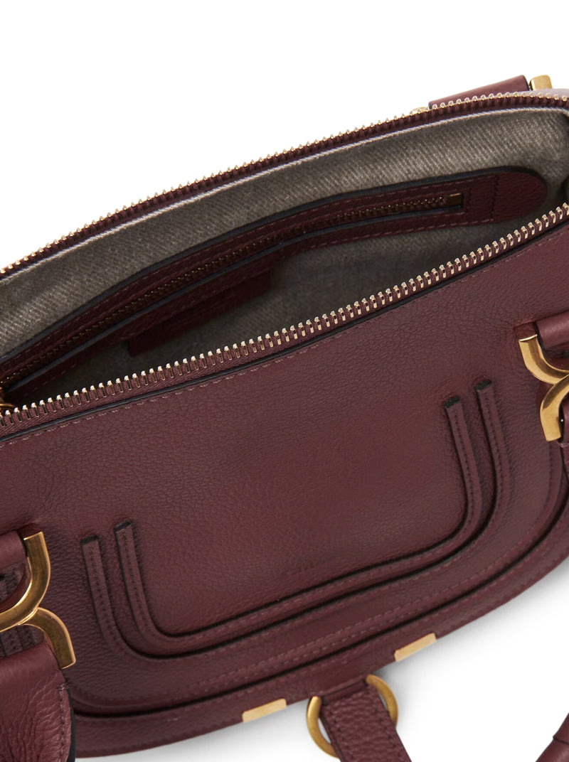 Chloe` Women Small Mercie Bag In Granate Leather