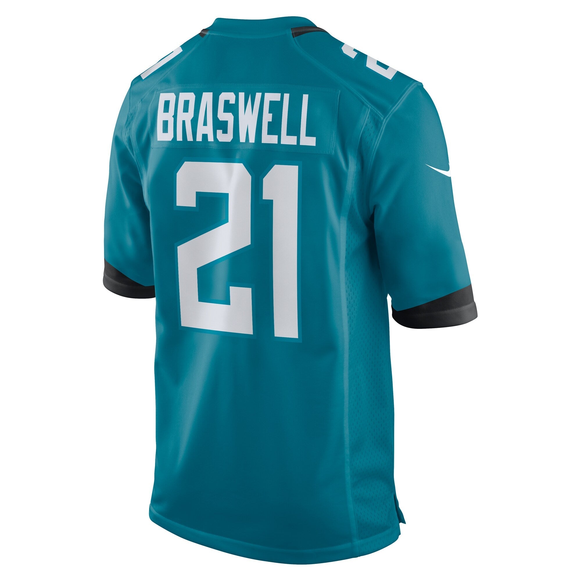 Jacksonville Jaguars Christian Braswell Teal Team Game Jersey