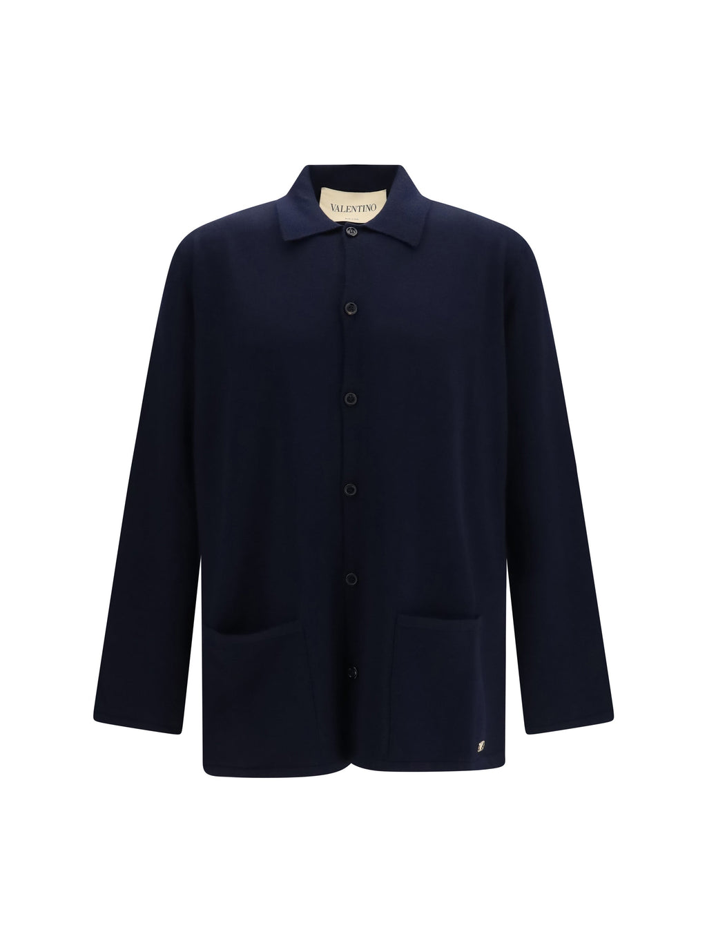 Valentino Men Wool Cardigan With Vlogo