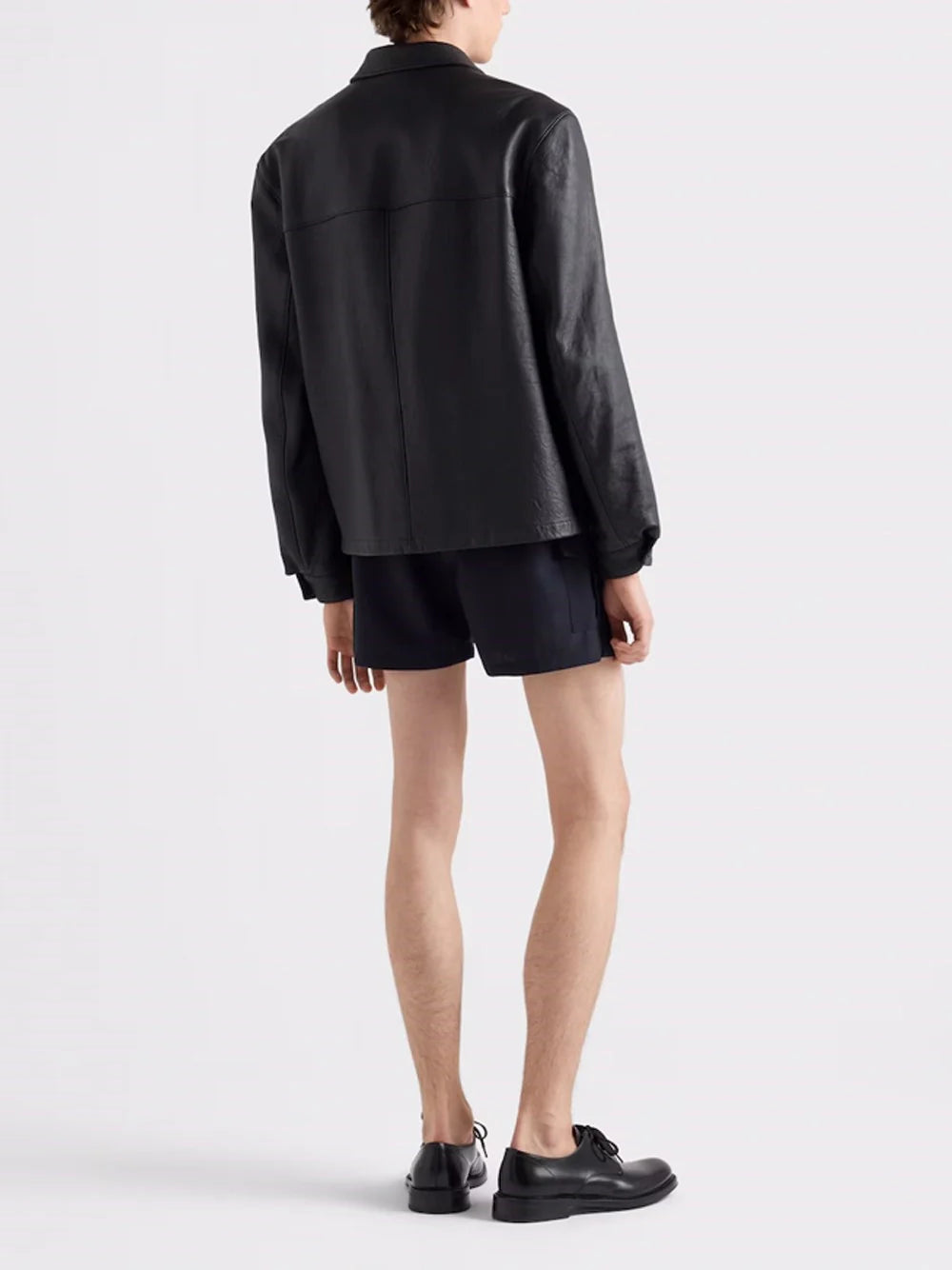 Prada Men Leather Jacket