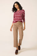 Women's Ever Perfect Long Sleeve Stripe T-Shirt