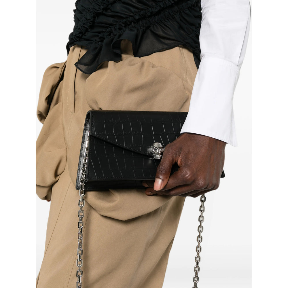 Alexander Mcqueen Black Shoulder Bags Women