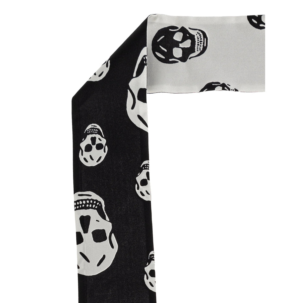 Alexander Mcqueen Black Scarves Men