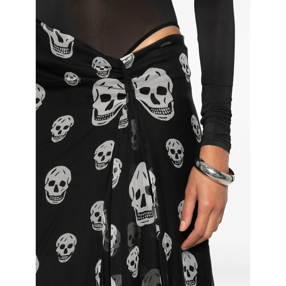 Alexander Mcqueen Black Skirts - Asymmetric & Draped Skirts Women
