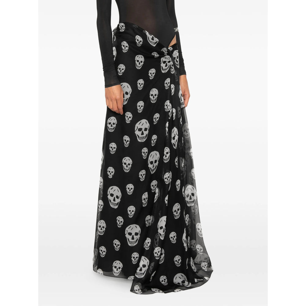 Alexander Mcqueen Black Skirts - Asymmetric & Draped Skirts Women