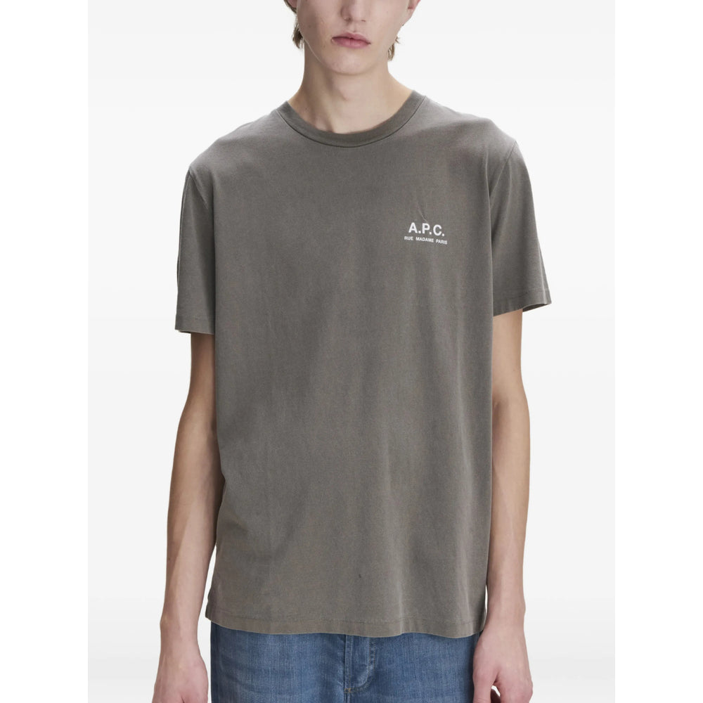 A.P.C. Grey T-Shirts & Vests - T-Shirts Men