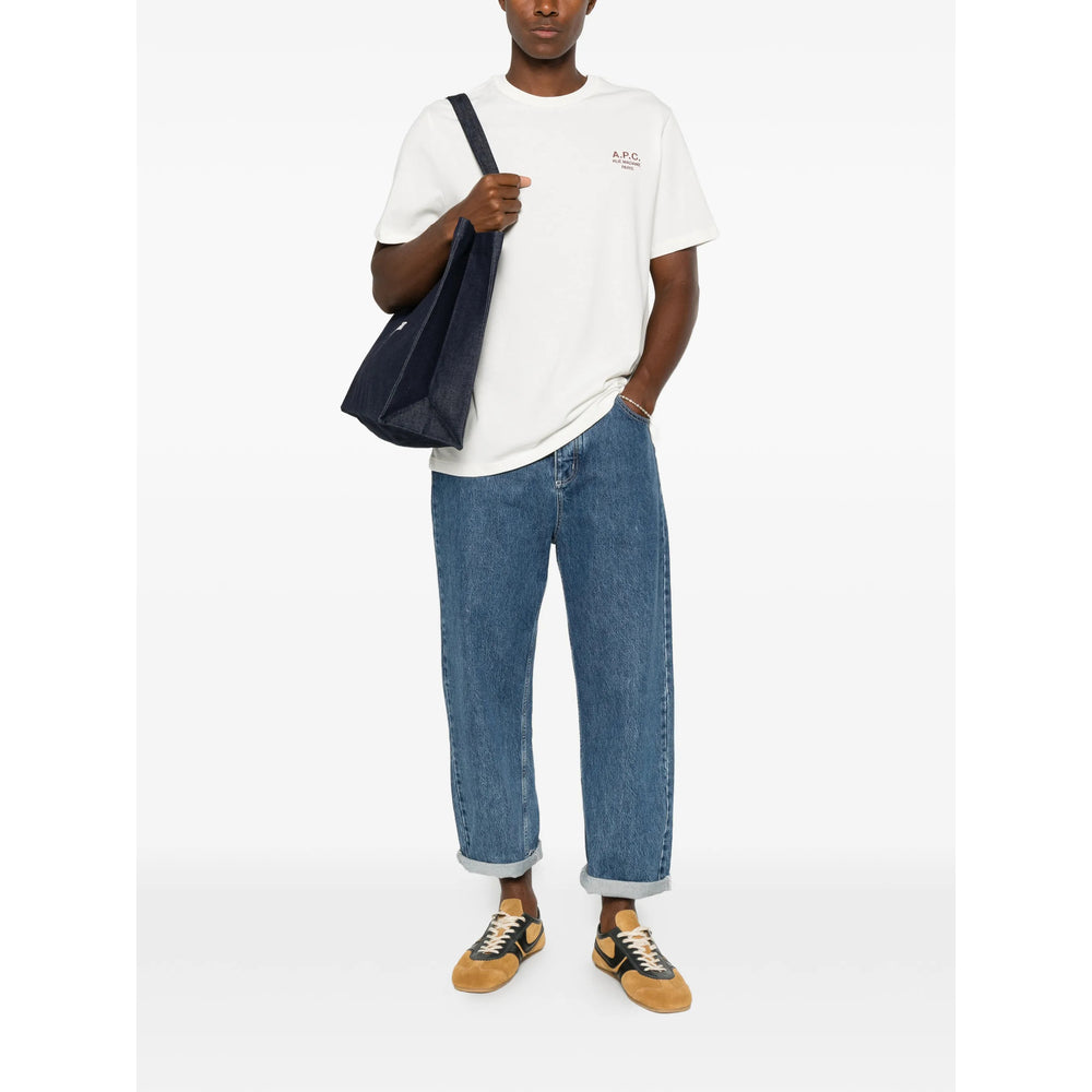 A.P.C. Neutrals T-Shirts & Vests - T-Shirts Men