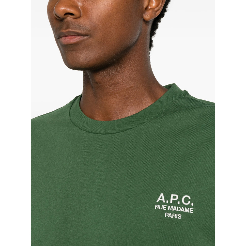 A.P.C. Green T-Shirts & Vests - T-Shirts Men