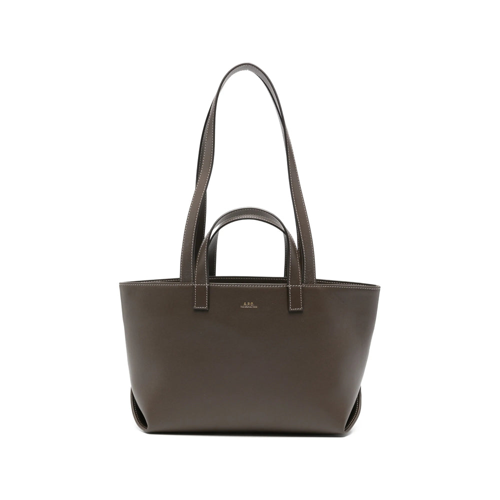 A.P.C. Brown Tote Bags Women
