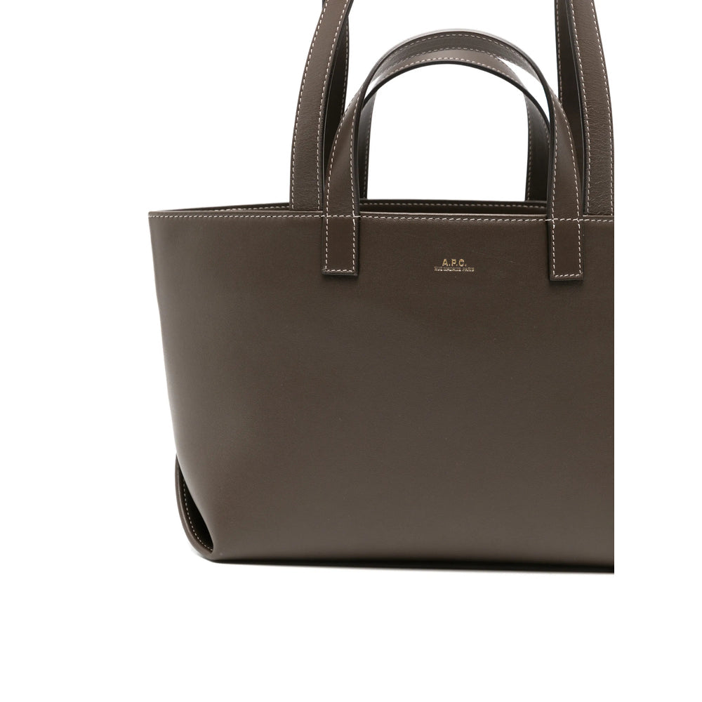 A.P.C. Brown Tote Bags Women