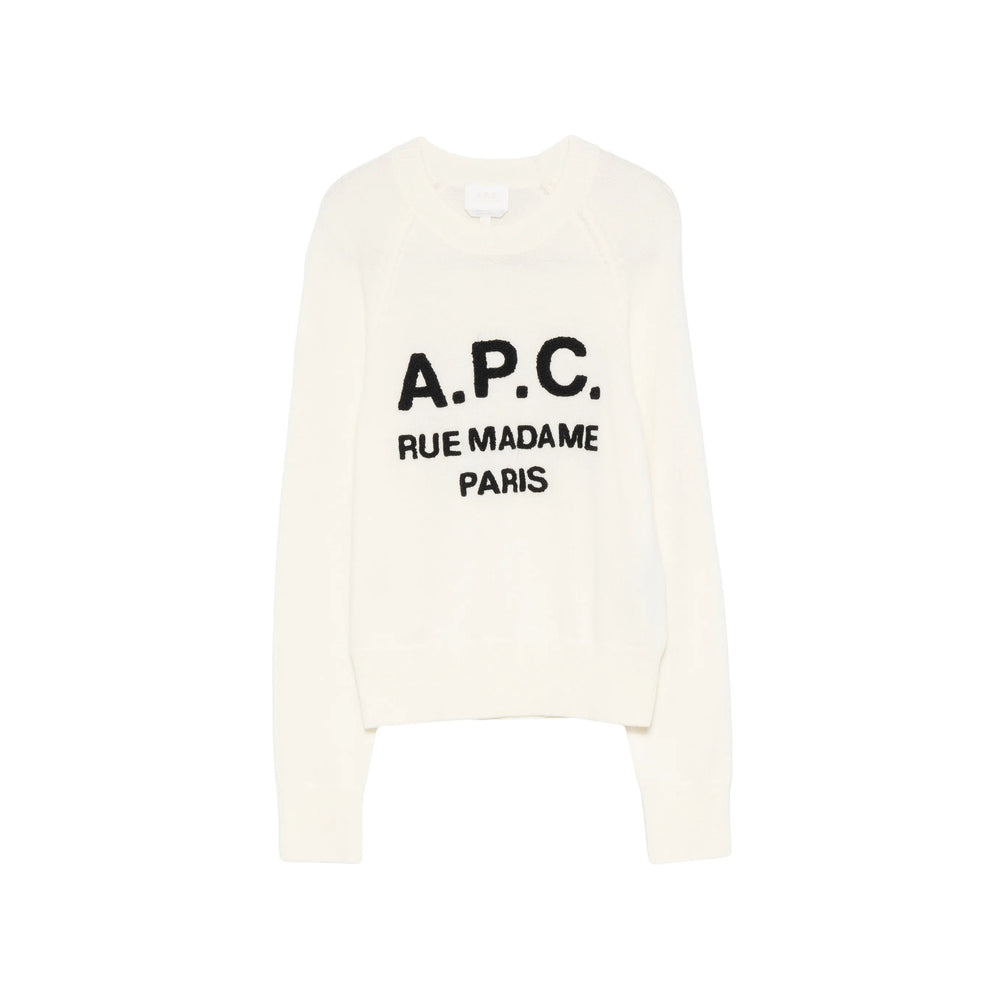 A.P.C. White Knitwear - Jumpers Women