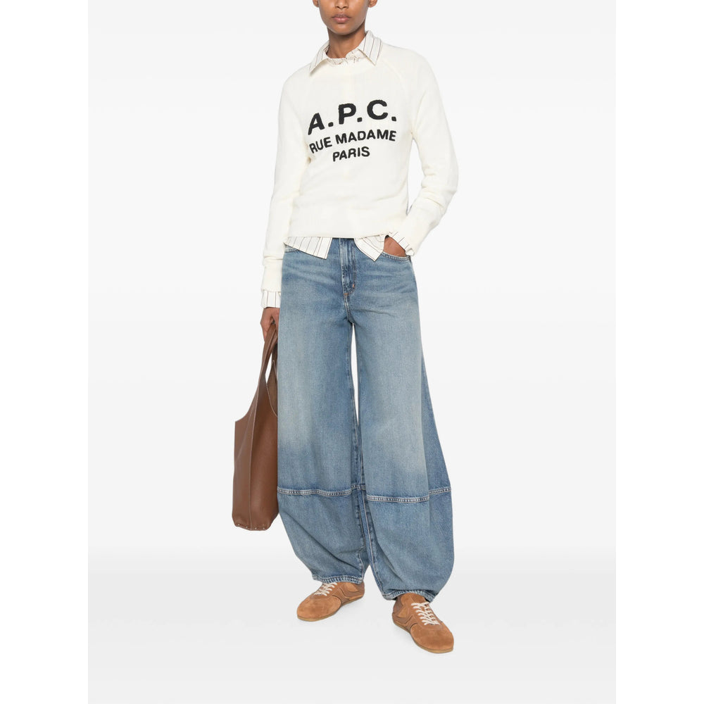 A.P.C. White Knitwear - Jumpers Women