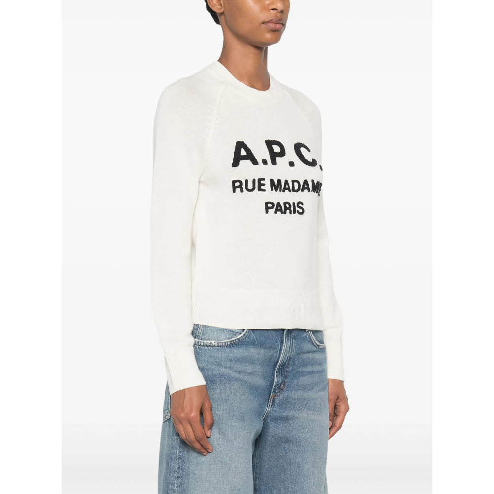 A.P.C. White Knitwear - Jumpers Women