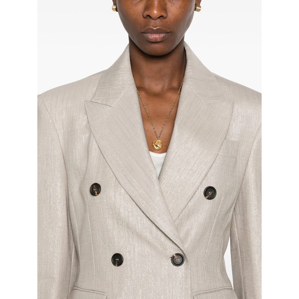Brunello Cucinelli Neutrals Jackets - Blazers Women