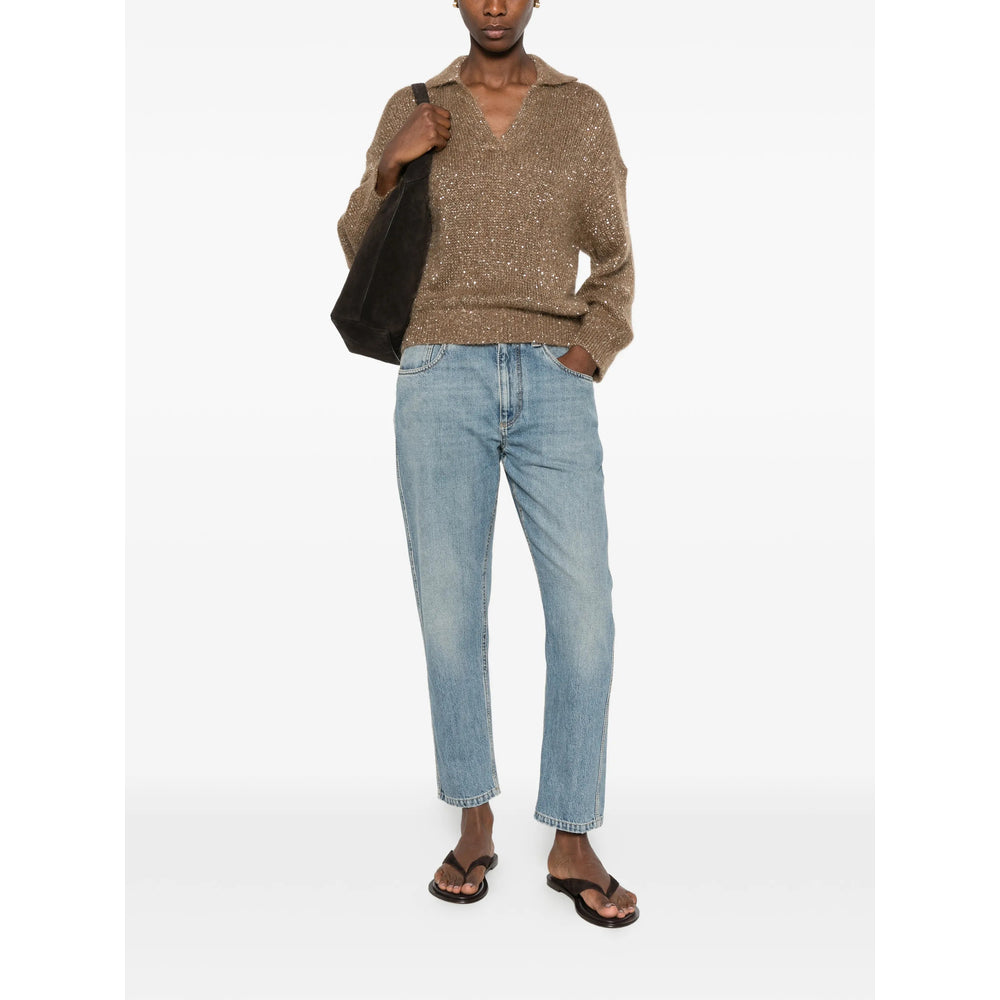 Brunello Cucinelli Brown Knitwear - Jumpers Women