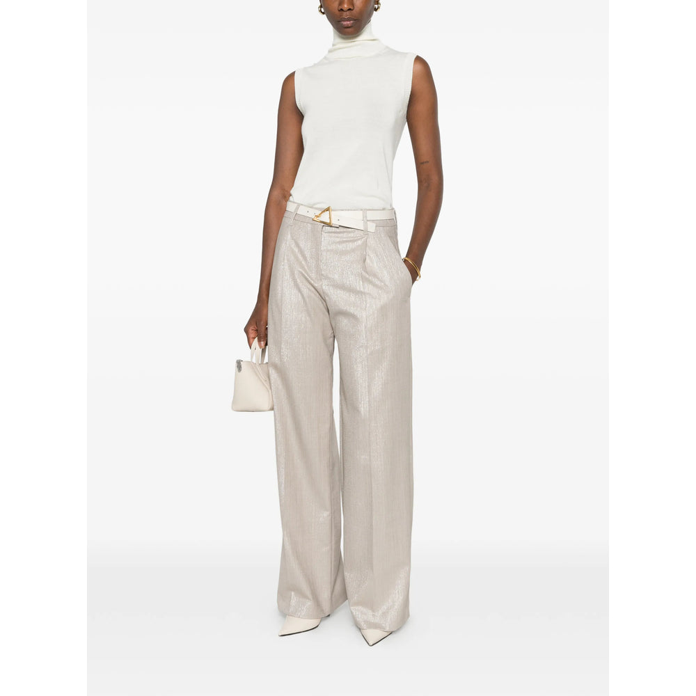 Brunello Cucinelli Neutrals Trousers - Palazzo Pants Women