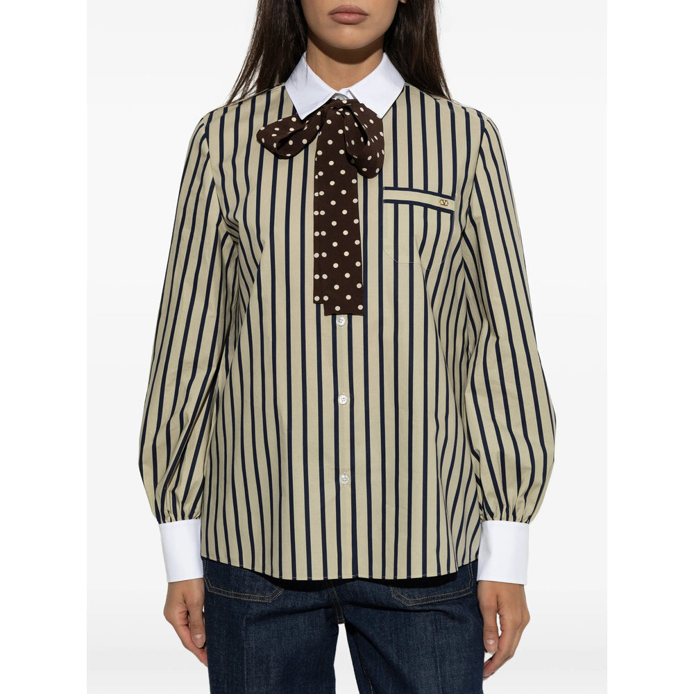 Valentino Neutrals Tops - Shirts Women