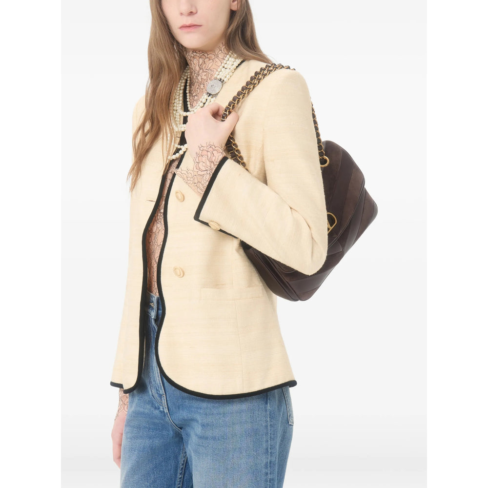 Valentino Neutrals Jackets - Blazers Women