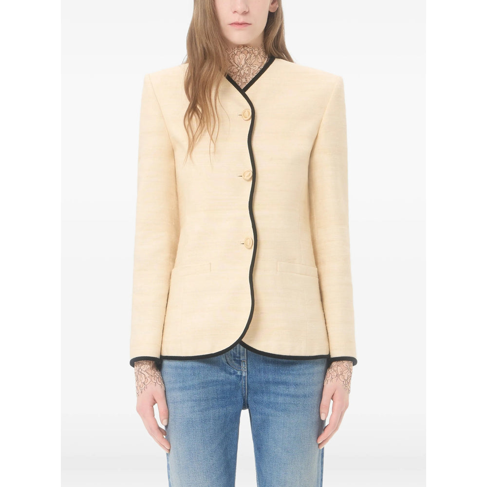 Valentino Neutrals Jackets - Blazers Women