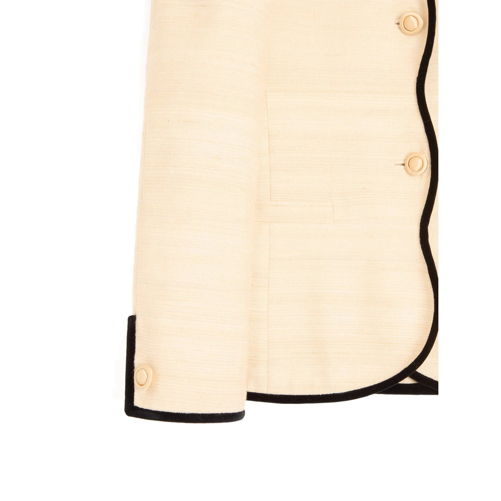 Valentino Neutrals Jackets - Blazers Women