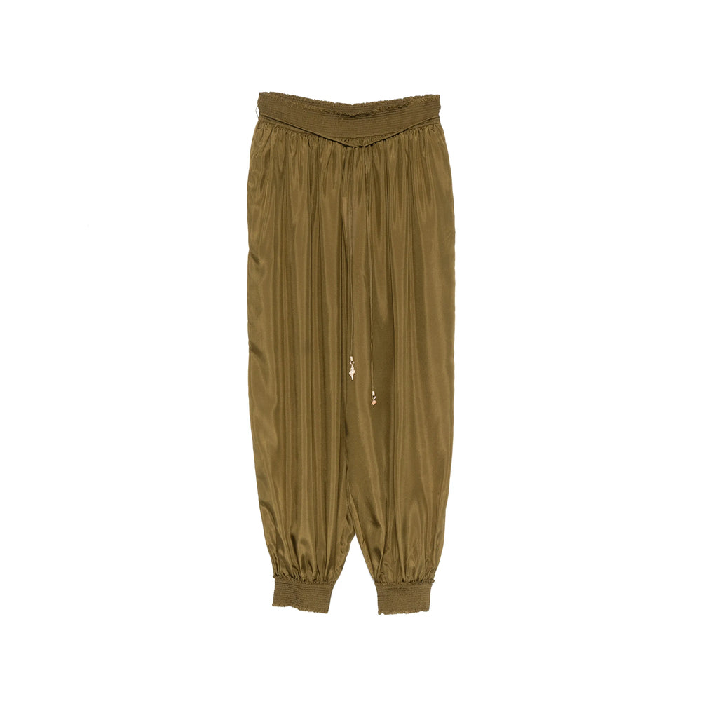 Zimmermann Green Trousers - Tapered Trousers Women