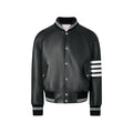 Thom Browne Black Jackets - Leather Jackets Men