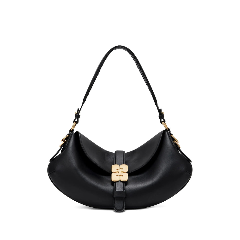 Ganni Black Shoulder Bags Women