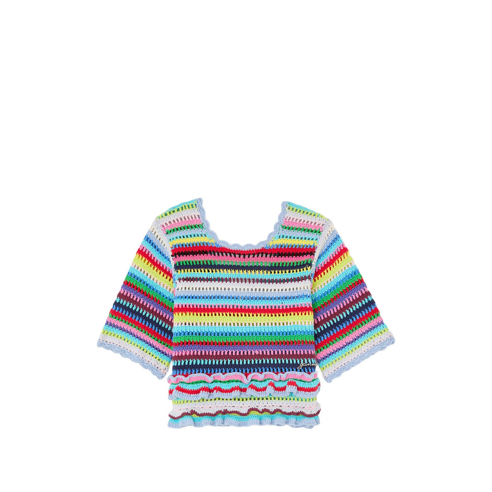 Ganni Blue Tops - Blouses Women