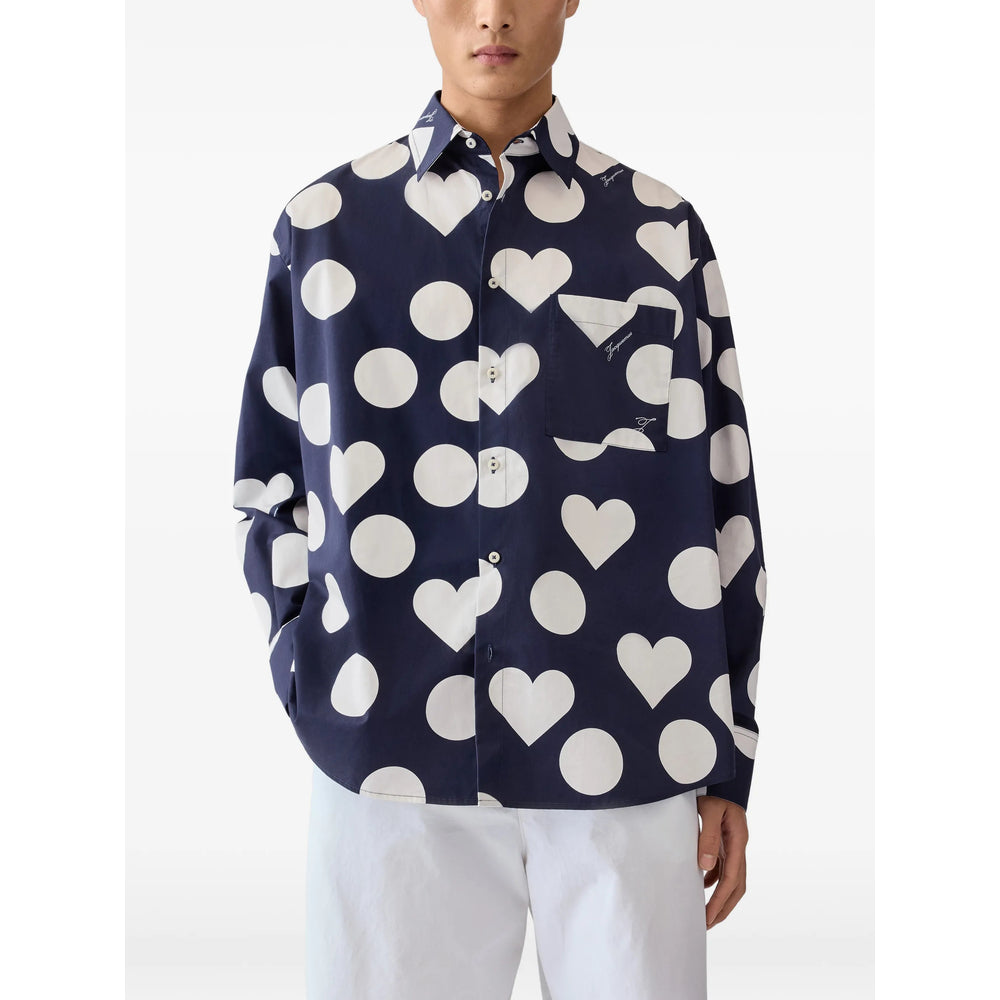 Jacquemus Blue Shirts Men