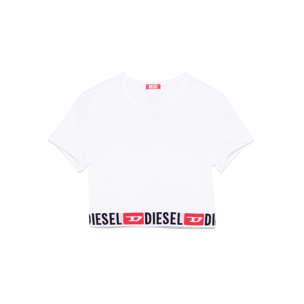 Diesel White Performance Tops - Performance T-Shirts Women