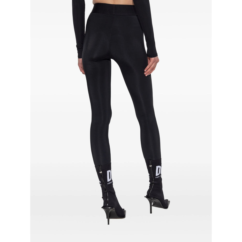 Diesel Black Trousers - Leggings Women