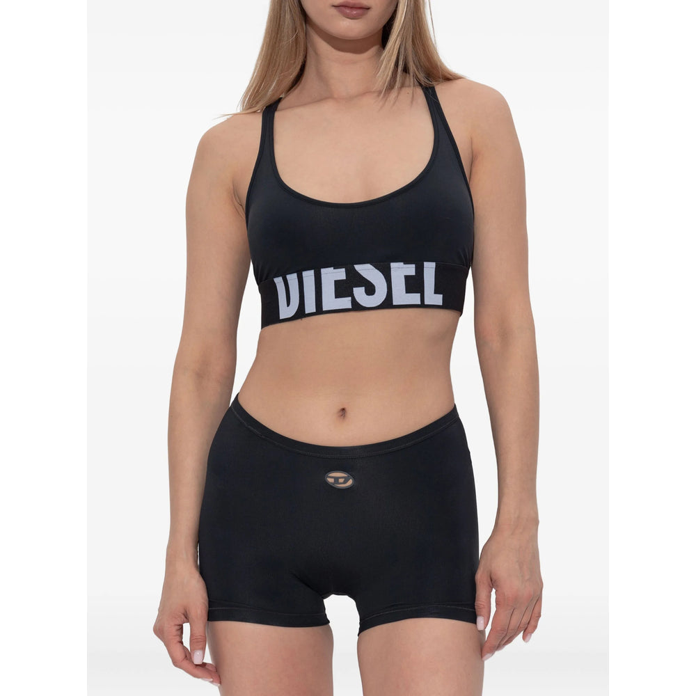 Diesel Black Performance Tops - Sports Bras Women