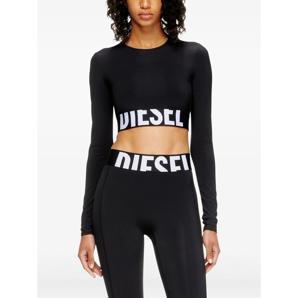 Diesel Black Tops - T-Shirts & Jerseys Women