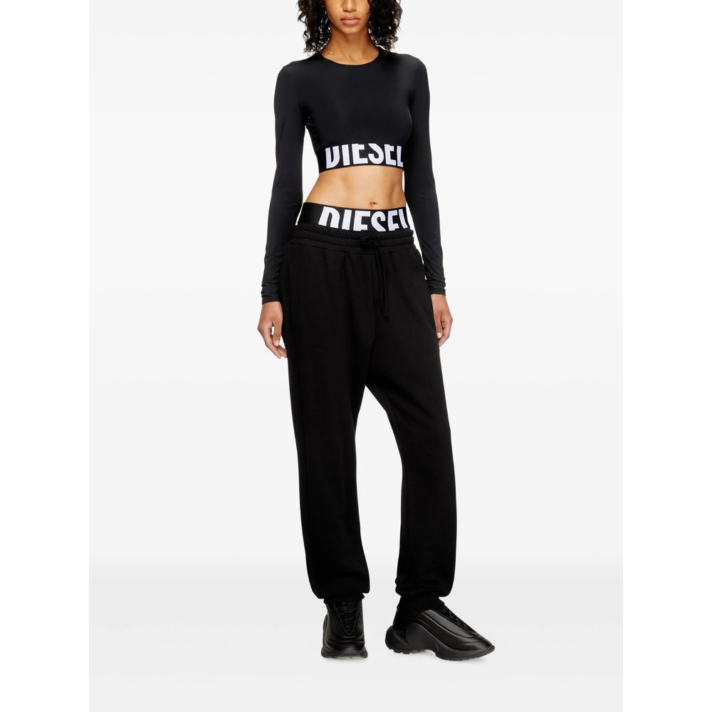 Diesel Black Tops - T-Shirts & Jerseys Women