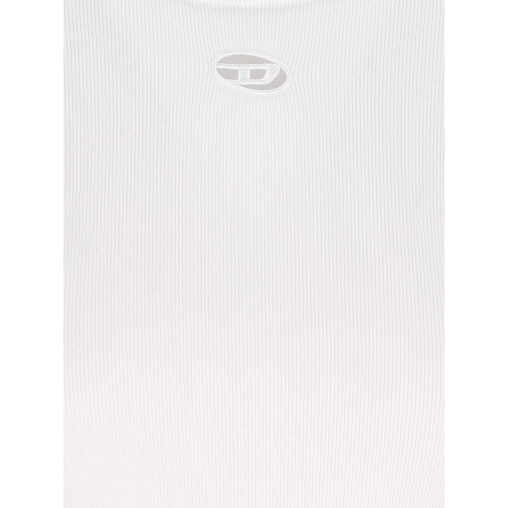 Diesel White Tops - T-Shirts & Jerseys Women