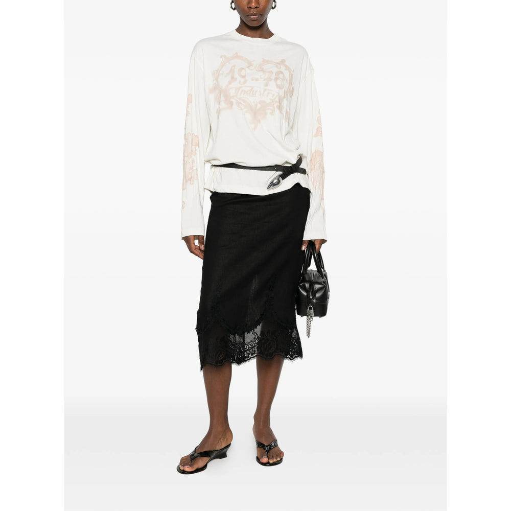 Diesel Neutrals Tops - T-Shirts & Jerseys Women