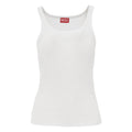 Diesel White Tops - Vests & Tank Tops Women